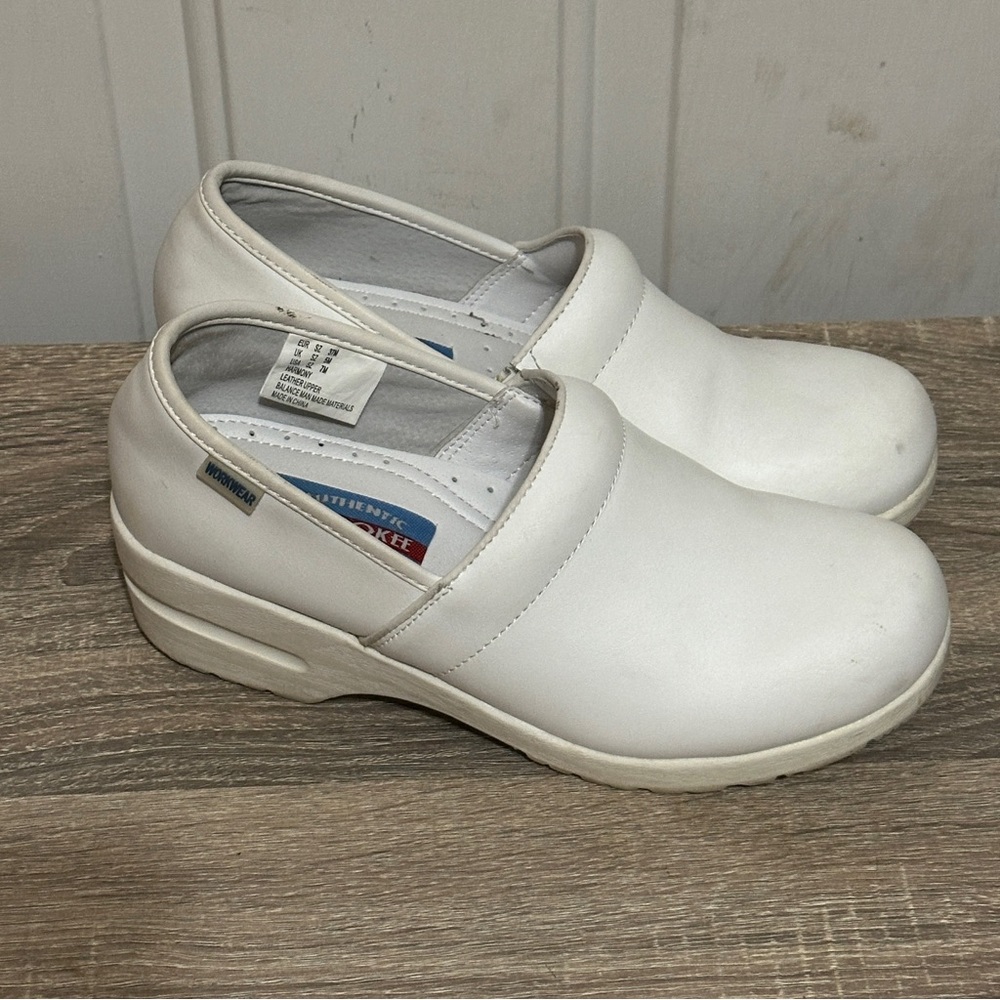Cherokee White Slip-On Workwear‎ Shoes